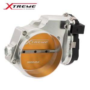 Dodge Hellcat Throttle Body - BLOX Racing - 105mm Electronic Billet - Silver - `15-`27